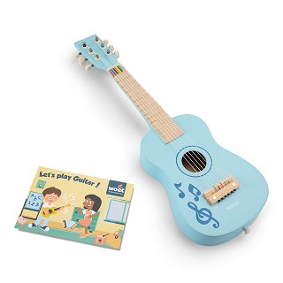 Toy guitar - blue with music notes